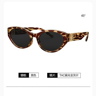 薇尚 ViΛsun  E8058太阳镜墨镜 C-22豆花框（镜片：全灰）