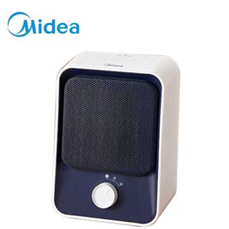 美的/Midea  暖风机取暖器办公室桌面轻音小型热风机家用迷你便携电暖气电热取暖器台式节能加热器 HFU15D