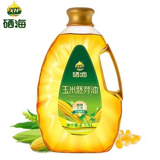 XH  玉米胚芽油2.58L 非转基因玉米胚芽油物理压榨一级黄金玉米植物油