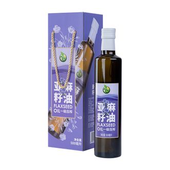 禾煜  亚麻籽油500ml 适合凉拌沙拉水煮菜等低温烹饪