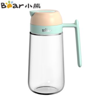 小熊（Bear）油壶600ml家用厨房酱油瓶油盐罐醋壶调料盒CXW003-7S01绿色