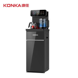 康佳/Konka  茶吧机 KY-RA45F 尊贵黑语音款·遥控款 蓝光水壶  温热 8档调温 双壶出水 LED大屏 远程遥控