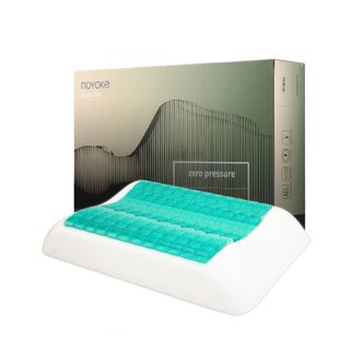 诺伊曼/noyoke  大颗粒凝胶护颈深睡枕S8533记忆绵+凝胶68*40*9-11cm
