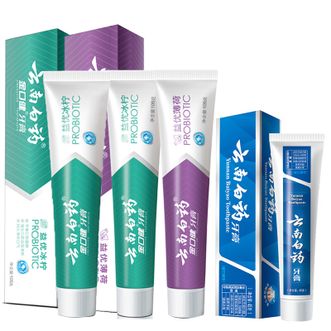 云南白药  牙龈清新冰柠薄荷留兰105g*2+105g+45g