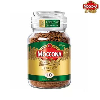 摩可纳Moccona 10号意式浓缩 冻干黑咖啡 100克