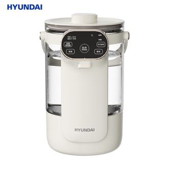 HYUNDAI  电热水瓶恒温电热水壶多段保温家用桌面台式小型饮水烧水一体机2.5L大容量玻璃烧水壶