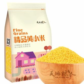 天地粮人 精品 黄小米1kg   6932500701603