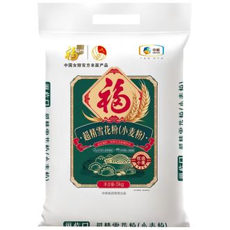 福临门  中粮 超精雪花小麦粉 5千克/袋