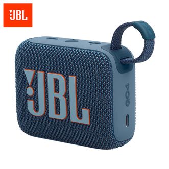 JBL  音乐金砖四代蓝牙音箱户外便携音箱电脑音响低音炮IP67等级防尘防水 蓝色