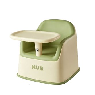 可优比（KUB）  儿童宝宝餐椅学座椅婴儿沙发椅吃饭二合一餐椅成长座椅（艺术家-含餐盘款-明绿）