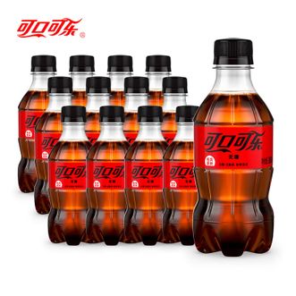 可口可乐  无糖可乐300ML*12瓶
