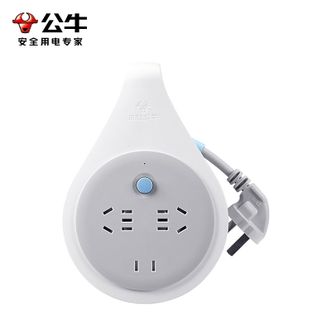 公牛（BULL）  移动电缆电线盘/工地盘插 把手式 三位5米 GN-801