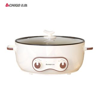 志高（CHIGO）  电火锅5L鸳鸯锅火锅专用锅多用途锅电煮锅多功能电锅一体料理锅