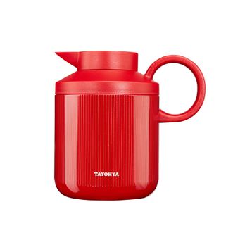 多样屋（TAYOHYA）  316不锈钢内胆使用安全小容量真空保温一键出水 鎏金雅颂耳廓壶-朱红 0.8L TA040103006ZZ/XJR