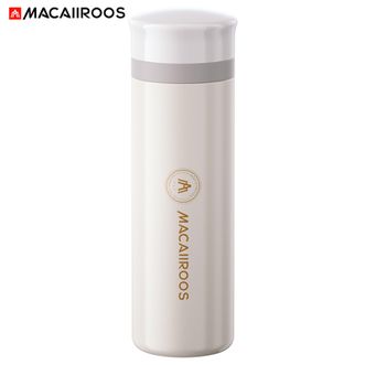MACAIIROOS  不锈钢真空保温杯450mL 保温杯简约高颜值水杯不锈钢内胆户外便携随行杯