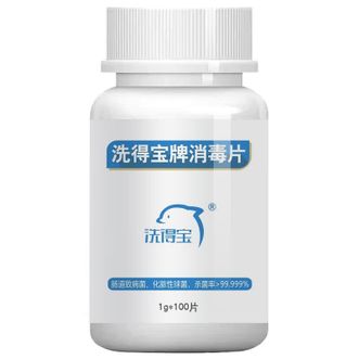 洗得宝  含氯消毒片泡腾片 1g*100片
