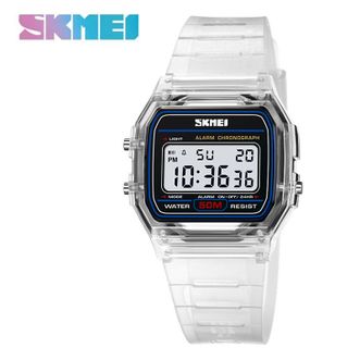 时刻美（Skmei）  小方块透明手表 简约电子腕表（2056）