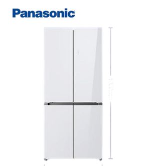 松下/Panasonic  ED46CPA-W冰箱十字双开门超薄嵌入对开四门风冷无霜 一级能效 458升【大海豚】