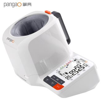 攀高/Pangao  筒式血压计 电子血压仪 心率脉搏检测家用老人健康测血压仪器血压表监测护理仪PG-800B68白色