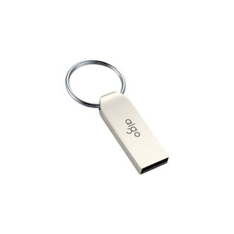 爱国者（aigo）32GB USB2.0 U盘 迷你款 金属车载U盘 U268 银色