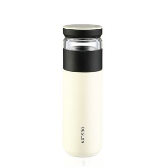 德世朗（DESLON）  茶杯茶水分离泡茶杯玻璃水杯男女杯子