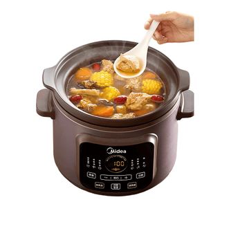 美的/Midea  电炖锅 MD-DGE4052 紫砂紫陶内胆煲养生锅 4L