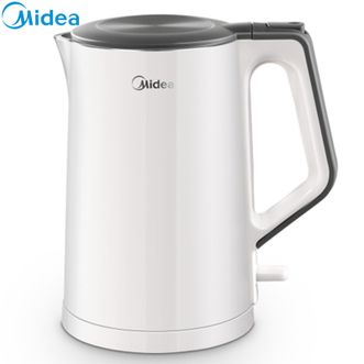 美的/Midea  电水壶  1.5L家用烧水壶 304不锈钢 双层防烫内胆 SH15Colour102