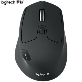 罗技（Logitech）M720蓝牙优联双模无线鼠标、多设备切换带无线2.4G接收器、