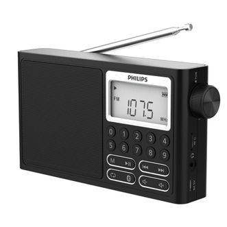 飞利浦/Philips  便携式FM全波段收音机插卡蓝牙音响四六级考试英语TAR3878