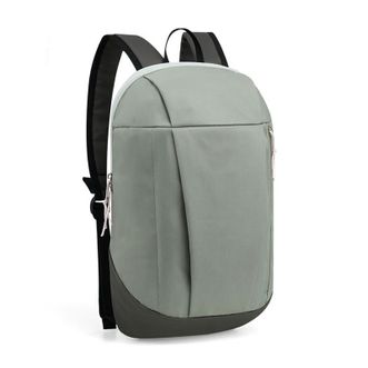 爱华仕  轻便小巧双肩包 运动旅行背包 时尚简约双肩包 灰色