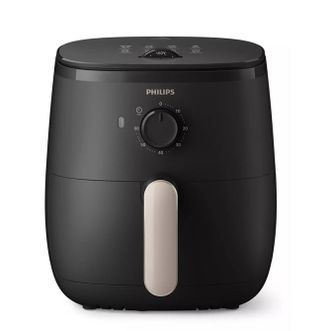 飞利浦/Philips  空气炸锅 全自动不用翻面海星底盘炸锅 减少90%油脂 HD9100/80 黑色