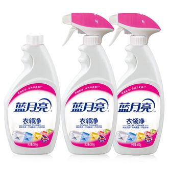 蓝月亮 衣领净组合装500g*3瓶 喷雾型衣领袖口 免揉搓 蓝月亮 衣领净组合装500g*3瓶 喷雾型衣领袖口 免揉搓