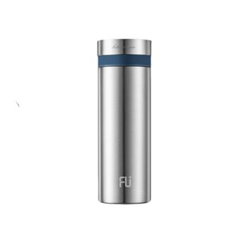 富光（FUGUANG）  男士高档商务保温杯316不锈钢带茶隔泡茶杯子 蓝色/黑色 400ml（颜色下单请备注）