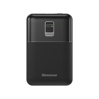 纽曼（Newmine）  轻薄迷你移动电源  22.5W快充自带线充电宝  10000毫安时  A108X  黑色
