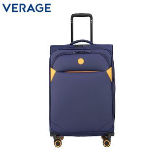 VERAGE  超轻行李箱牛津帆布登机拉杆箱万向轮男女大容量加厚商务旅行箱子 GM20077W/20英寸墨夜黑