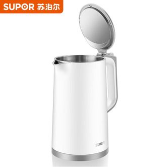 苏泊尔（SUPOR）  电热水壶1.7L双层隔热防烫1500W大功率烧水壶SW-17S13A
