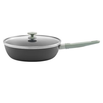 双立人（ZWILLING）  第三代NOW PRO不粘锅炒菜锅平底煎锅烹饪锅具少油烟电磁炉燃气厨具 煎炒锅 28cm