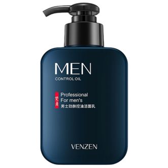 梵贞  男士洗面奶168g保湿控油洁面乳深层清洁毛孔洗脸去油角质男士护肤