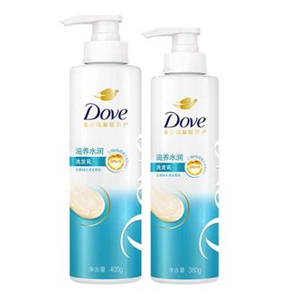 多芬/Dove  滋养水润洗发露套装 洗发水400g+380g（新老包装随机发货）
