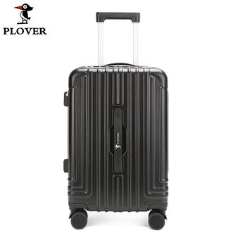 啄木鸟PLOVER运动款拉杆箱手机支架旅行箱水杯架万向轮密码箱USB充电口行李箱24英寸GD2712-24A