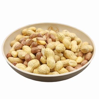 麦浇芽  炒花生农家蒜蓉味带壳奶香熟花生年货坚果零食  750g