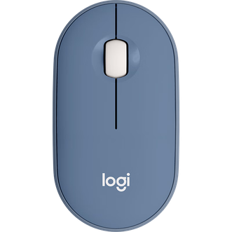罗技/Logitech  鹅卵石Pebble 轻音鼠标 无线蓝牙鼠标 轻薄家用商务图书馆安静鼠标