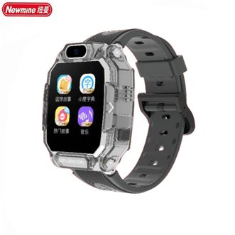 纽曼（Newmine）  儿童电话手表A136D-X2【黑色】智能小学生初高中生青少年防水可插卡定位5G全网通男孩女孩手表  【视频通话+定位+全网通】