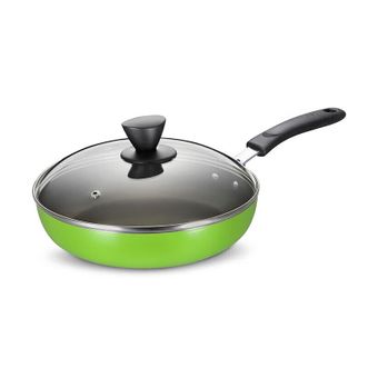 爱仕达/ASD  煎锅麦饭石色不粘锅煎蛋平底锅26cm V8126E(TG)
