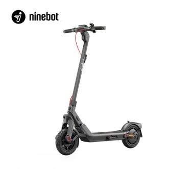 九号（ninebot）  电动滑板车 便携式智能减震避震防滑（E3银灰色）