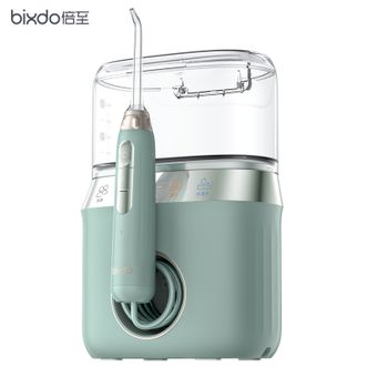 倍至/bixdo  台式冲牙器温水冲牙器 高频脉冲水牙线正畸洗牙器 口腔清洁牙齿冲洗器牙结石清洁洁牙器牙齿护理美牙仪M60绿色