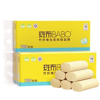 斑布/BABO  厕纸 原生竹浆无芯卷纸 整箱实惠装卫生纸亲肤无刺激  78g/卷*30卷DBCW78B30-X