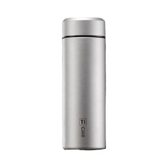 希乐  经典传承纯钛保温杯便携商务钛杯茶水杯430ml   XBT-25200-430