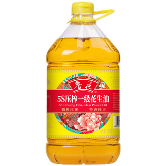 鲁花  香味家族5S压榨一级花生油3.08L 物理压榨食用油