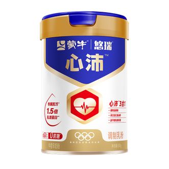 蒙牛  悠瑞心沛中老年奶粉800g/罐添加鱼油粉营养高钙早餐冲饮